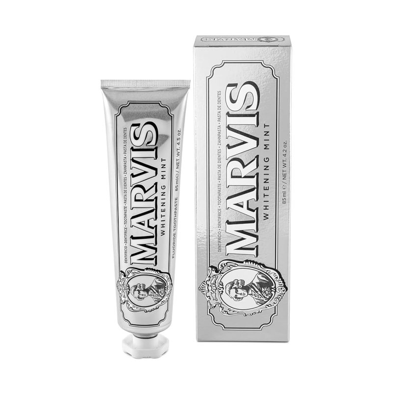 marvis whitening mint خمیر دندان سفید کننده نعنایی مارویس - Image 1