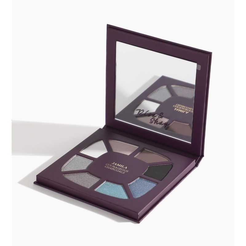 shay up Eye Shadow Palettes - Jamila (Courageous Charcoals) پالت سایه 8 رنگ شای آپ - Image 1