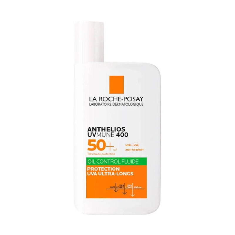 la roche-posay anthelios uvmune 400 spf 50+ کرم ضدآفتاب بی رنگ کنترل چربی فلویید لاروش پوزای - Image 1