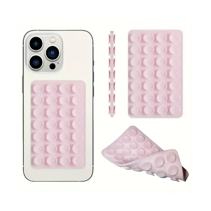 silicone suction cup mobile phone holder 28 grips چسبونک پشت گوشی شین - Image 1