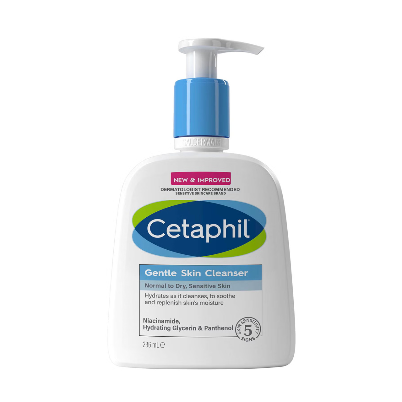 cetaphil-gentle-skin-cleanser-236ml.jpg شوینده ملایم و آبرسان مخصوص پوست خشک و نرمال و حساس ستافیل - Image 1