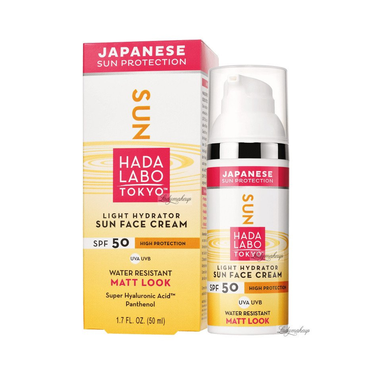 hada-labo-light-hydrator-sun-face-cream-50-ml.jpg ضد آفتاب مات کننده ژاپنی هادالابو - Image 1