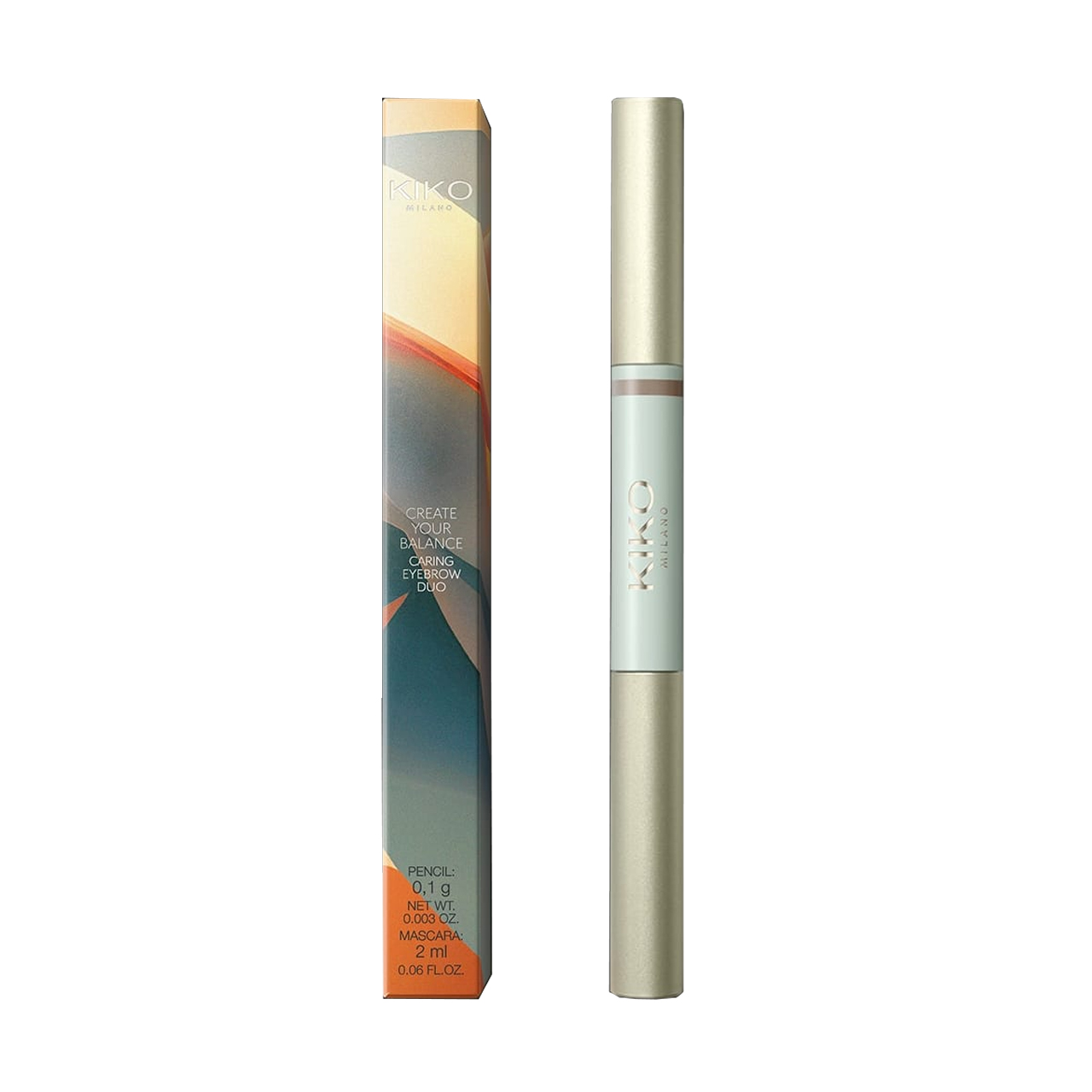 kiko-create-your-balance-pencil.jpg مداد و ریمل ابرو دو طرفه کیکو میلانو - Image 1