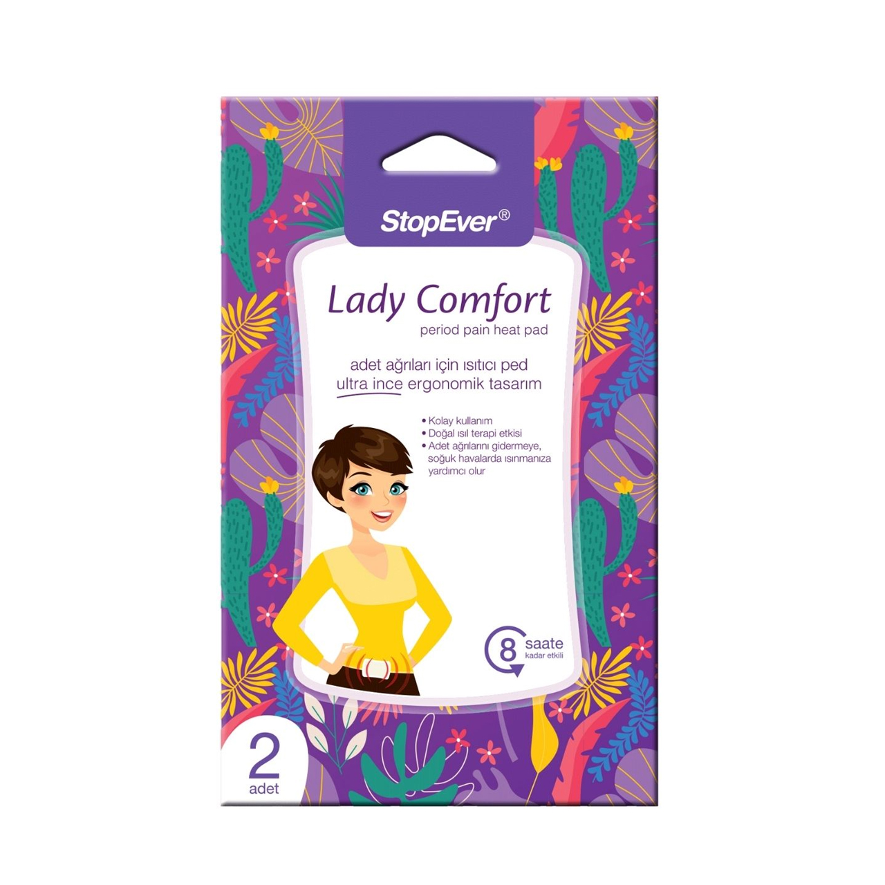 stop-ever-lady-comfort.jpg پج ضد درد عادت ماهانه استاپ اور 2 عددی - Image 1